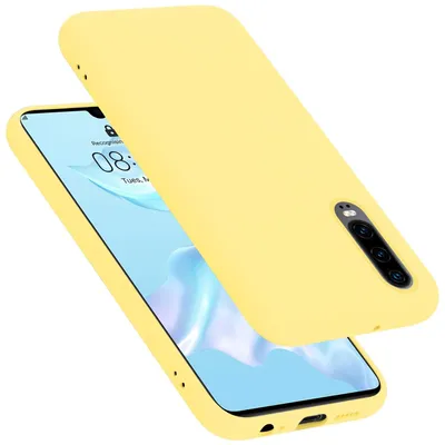Image de Cadorabo Housse pour Huawei P30 Housse en jaune Housse pour portable Case Cover TPU Etui