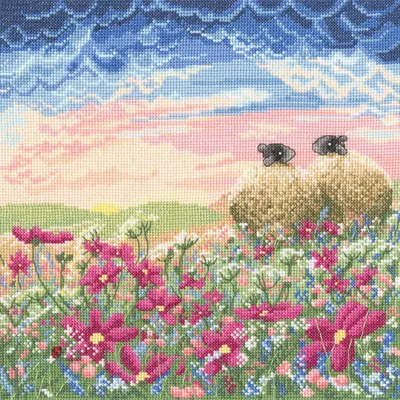 Obrázek produktu pro Výšivková sada Bothy Threads "Ladybird in the meadow", počítání vzoru, XLP11, 26x26cm