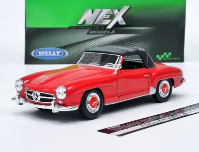 Produktbild von Mercedes-Benz 190 SL (1955) - rot WELLY 1:24