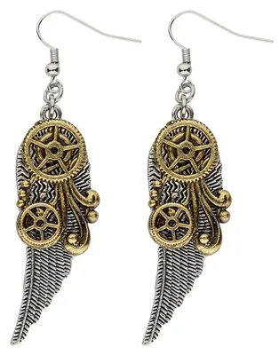 Produktbild von Steampunk Ohrhänger mit Flügeln