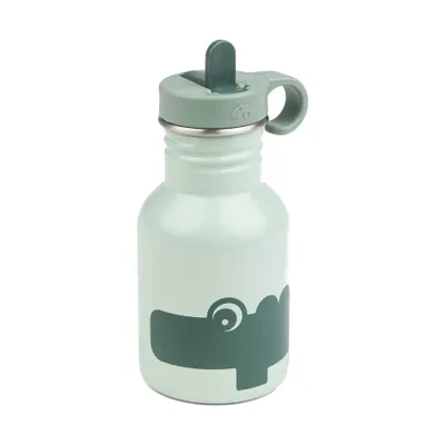 Produktbild von Done by Deer Edelstahl-Trinkflasche mit Strohhalm 350