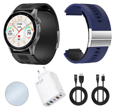 Produktbild von Knauermann PRO 4 Air Senioren-Smartwatch mit Sturzerkennung & SOS