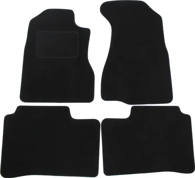 Produktbild von J&J AUTOMOTIVE | Velours Fußmatten Autotepiche Passend Für Honda CR-V 2001-2005, 4-tlg, Genaue Passform, rutschfeste Untregrund, Verstärkt Im Pedalbereich, mit Befestigungen