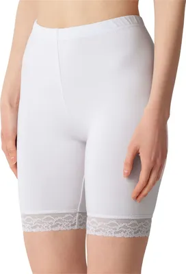 Produktbild von Bellivalini Damen Kurze Leggings mit Spitze BLV50-217 (Weiß, S)