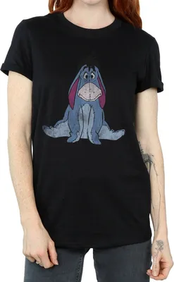 Image de Winnie l'ourson - T-shirt pour femme BI902 (XL) (Noir)
