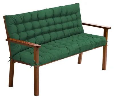 Zdjęcie produktu dla Poduszka do ławki ogrodowej i huśtawki, wodoodporna i odporna na promieniowanie UV, 150 x 100 cm
