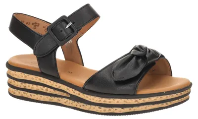 Image de Sandales Gabor pour femmes, couleur noire, taille EUR 35