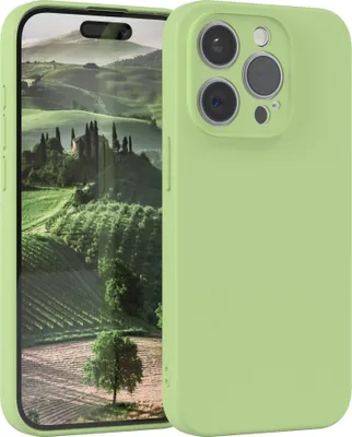 Produktbild von EAZY CASE - TPU Hülle für Apple iPhone 15 Pro, TPU Case stoßfeste Handyhülle, weiches Cover mit Kameraschutz, Silikonhülle in Grün