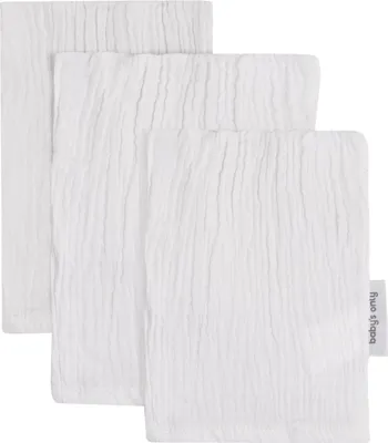 Produktbild von Baby's Only Tender Waschlappen – 3-pack – Weiß | Baby's Only