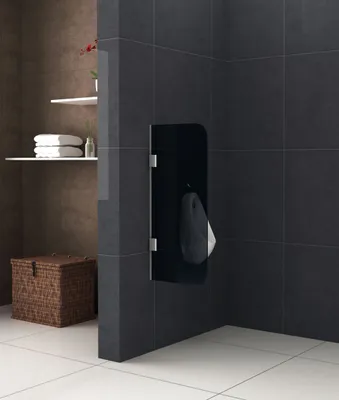 Produktbild von Glas Urinaltrennwand GRADO-SMOKE