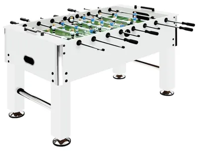 Obrázok produktu pre Stolný futbal – Profesionálny futbalový stôl z ocele – Stabilná konštrukcia – Rozmery: 140 x 74,5 x 87,5 cm – Vhodný do domácnosti aj na párty