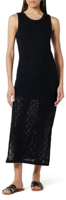 Productafbeelding van The Drop Ritu, gebreide maxi-jurk, zwart, maat XS
