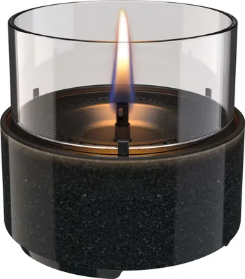 Produktbild von Tenderflame - Café 14 Reactive Glaze Nachfüllbare Tischkerze - Schwarz