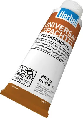 Produktbild von Herbol Universal Spachtel, Weiß, Fertig gemischt, Weiß, 0,25 kg, Spachtel, Matte Oberfläche