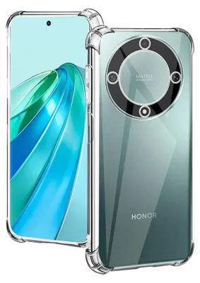 Produktbild von Techsuit Stoßfestes transparentes Silikon-Case für Honor X9a – transparent