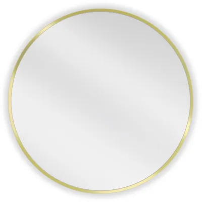 Zdjęcie produktu dla Mexen Loft lustro łazienkowe okragłe 60 cm, rama złota - 9850-060-060-000-50