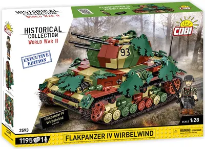 Obrázek produktu pro COBI Flakpanzer IV Wirbelwind - Executive Edition, Sada na stavění, 10 rok/roky, 1195 kusů