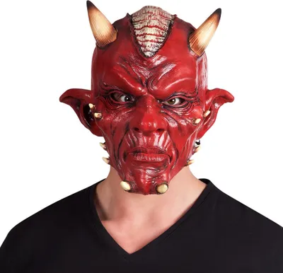 Image de Masque de diable d'Halloween en latex