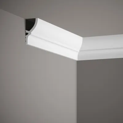 Produktbild von Mardom Deckenleiste MD070 Polyforce 40 x 72 x 2000 mm Weiß Indirektes Licht