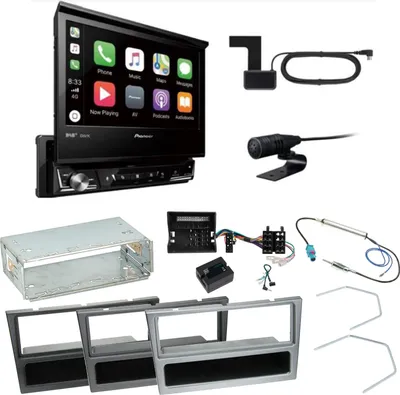 Produktbild von Pioneer AVH-Z7200DAB Bluetooth Einbauset für Opel Signum Corsa C Tigra Twintop