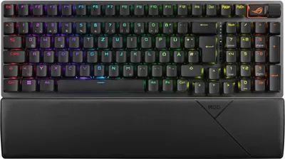 Produktbild von ASUS ROG Strix Scope II 96 Wireless Tastatur Gaming USB + RF Wireless + Bluetooth QWERTY Italienisch Schwarz