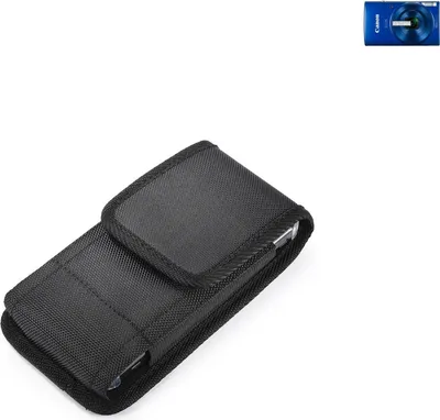 Produktbild von Holster Gürteltasche kompatibel mit Canon IXUS 180 Holster Gürtel Tasche wasserabweisend Handy Hülle Schutz Hülle Outdoor schwarz K-S-Trade