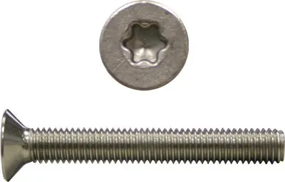 Produktbild von 100 Stk. Senkkopfschrauben DIN7991 M6x100 TX Edelstahl V2A