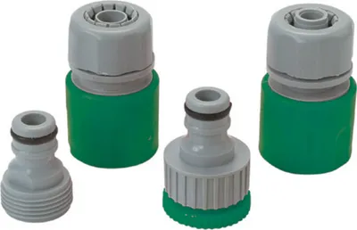 Produktbild von Schlauchset 4 tlg. 3/4" - 1/2" Gartenbedarf Bewässerung Greentech 70034