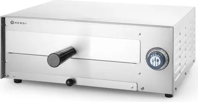 Produktbild von HENDI Pizzaofen Edelstahl - Ofenrost 230V-1290W