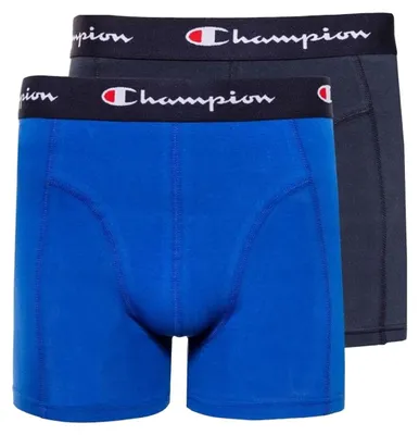 Produktbild von Champion - Boxershorts für Herren (2er-Pack) PP7461 (S) (Schwarz/Blau)