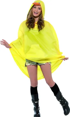 Produktbild von Poncho Ente - Karnevalskostüm Damen Fasching