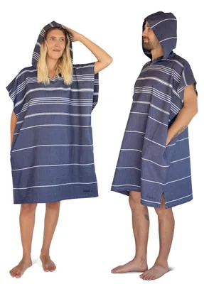 Obrázek produktu pro LeStoff, župan do koupele, 100% organická bavlna, tmavě modrá, velikost M