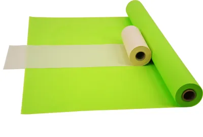 Produktbild von Sensalux Kombi-Set 1 Tischdeckenrolle 1,5m x 25m apfelgrün + Tischläufer 30cm creme