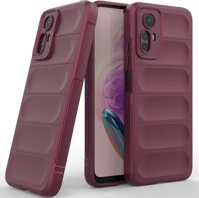 Produktbild von Handyhülle für Xiaomi Redmi Note 12S Weich TPU Silikon Stossfest Anti-rutsch Hülle bordeaux