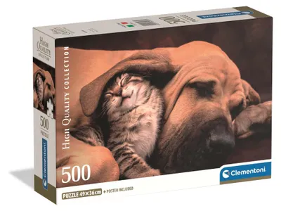Produktbild von Clementoni High Quality Collection 35583, 500 Stück(e), Tiere, 18 Jahr(e)