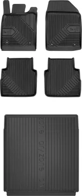 Produktbild von FROGUM Gummimatten Auto Fußmatten + Kofferraummatte für Opel Vectra C 2002-2008