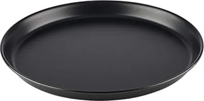 Pizzaform rund Ø 30 cm, unbeschichtetes Stahlblech, 2,5 cm hoch
