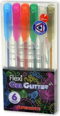 Produktbild von Flexi Abra Gel-Stift 6 Farben Glitter