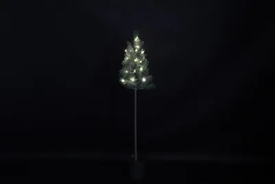 Produktbild von Decostar Künstlicher Weihnachtsbaum Ośnieżony im Topf 85 cm
