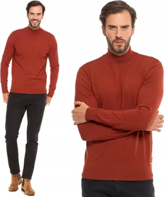 Immagine prodotto di Elegante maglione MALE SWEER a mezzo collo classico e alla moda con collo alto MORAJ S