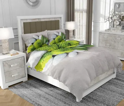 Immagine prodotto di Biancheria da letto 140x200 cm + 2x70x80 cm, set 3 pezzi, 100% cotone, cerniera, multicolore - SOVIO | So.0290