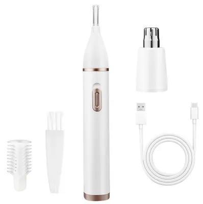 Produktbild von Elektrischer Augenbrauenrasierer Damen, Gesichtshaarentferner mit USB Aufladung, Multifunktions Trimmer für Augenbrauen, Oberlippe, Kinn und Gesicht