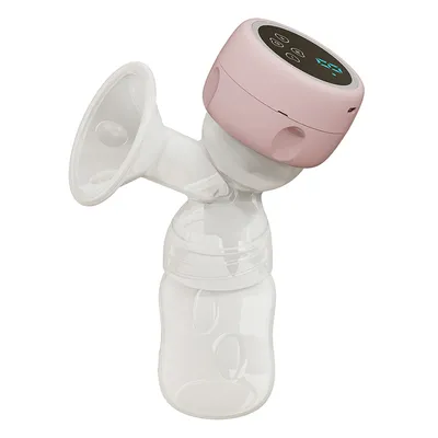 Produktbild von Elektrische Milchpumpe, schmerzfrei, mit LCD-Display und Speicherfunktion, 3 Modi und 9 Einstellungen, 180 ml