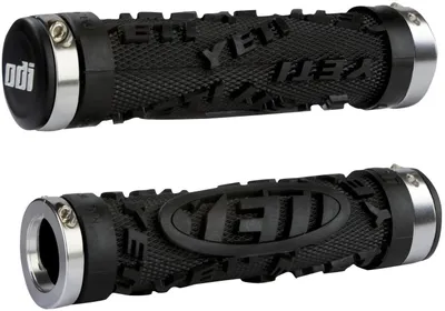 Produktbild von ODI MTB Griffe Yeti Hardcore Lock-On Bonus Pack, Farbe:silber