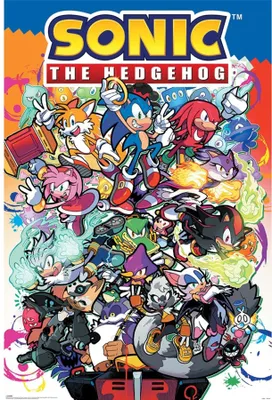 Produktbild von Poster Sonic the Hedgehog Comic Characters 61x91.5cm