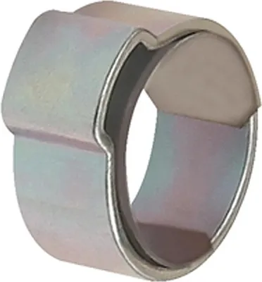 Produktbild von Riegler 1-Ohr-Schlauchklemme, Einlagering, Stahl glanzv. (W1), 9,0 - 10,5 mm