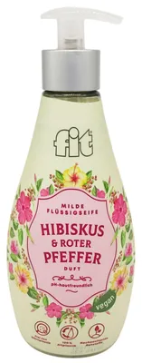 Produktbild von Fit Flüssigseife Hibiskus und roter Pfeffer Duft Gewürz Edition 400ml