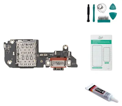 Produktbild von Xiaomi 14T Ladebuchse Set mit Standard-Werkzeugset und magnetischer Schraubenmatte