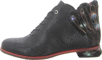 Produktbild von Simen Damen Schnürstiefeletten 39335-36, 39335-37, 39335-38, 39335-39, 39335-41, 39335-42 SIM-7299A schwarz 39
