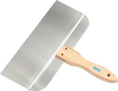 Produktbild von Knauf Breitspachtel 300 mm aus rostfreiem Edelstahl mit ergonomischem Holzgriff